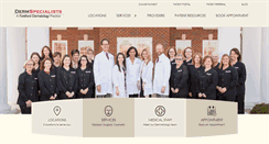 Desktop Screenshot of derm-specialists.com